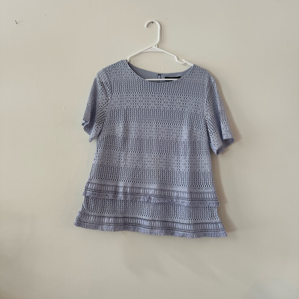 Banana Republic Purple Relaxed Boxy Tee